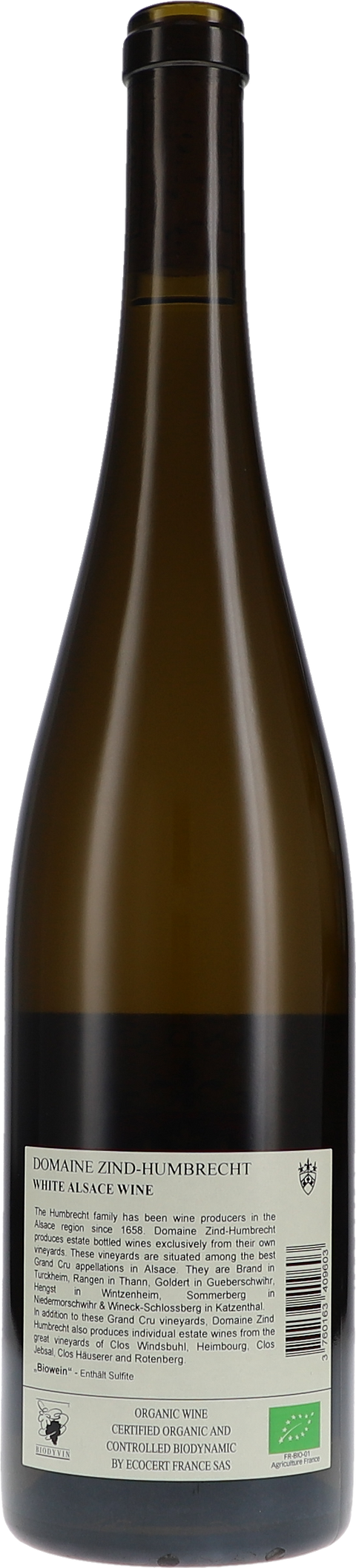 Zind-Humbrecht Riesling Hengst Grand Cru 2022 BIO