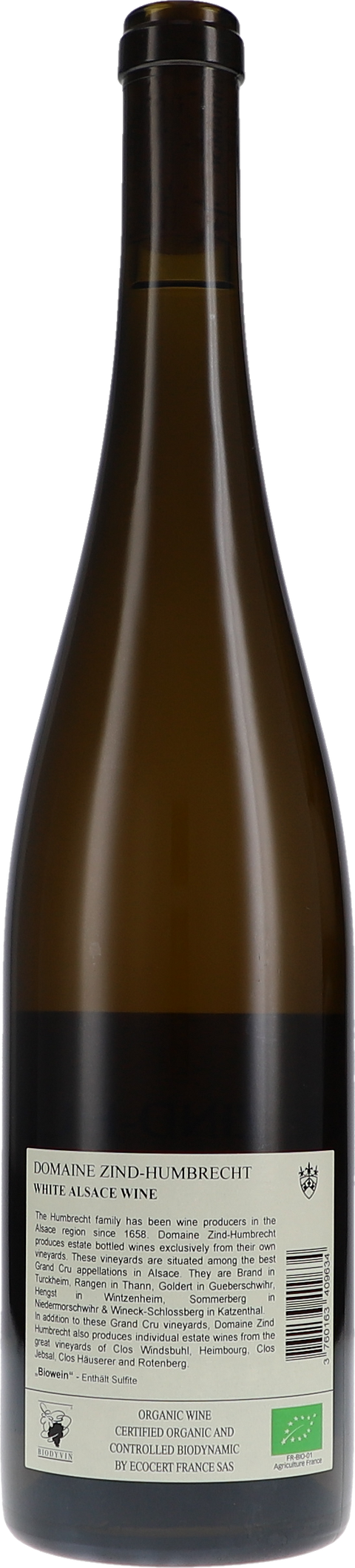 Zind-Humbrecht Pinot Gris Roche Volcanique 2022 BIO