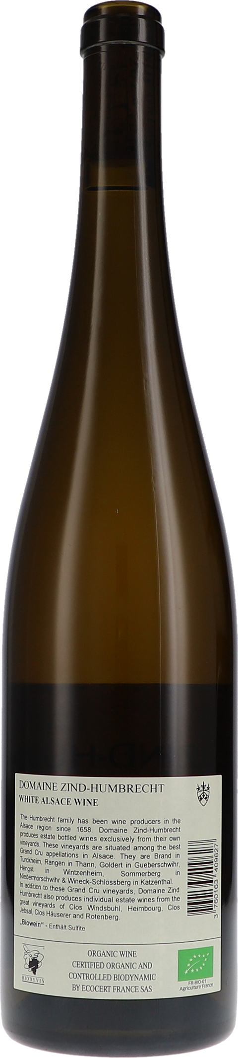 Zind-Humbrecht Pinot Gris Roche Calcaire 2022 BIO