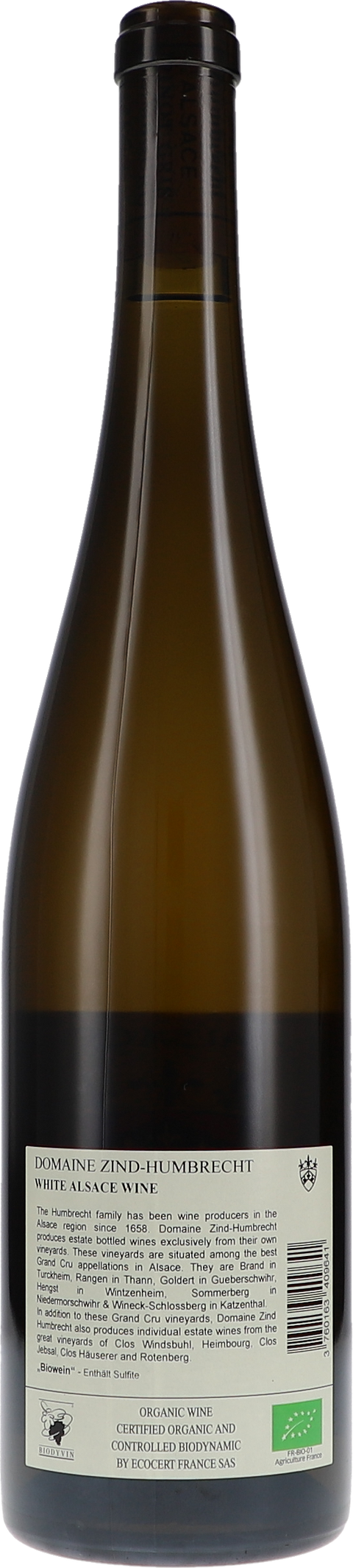 Zind-Humbrecht Pinot Gris Heimbourg 2022 BIO