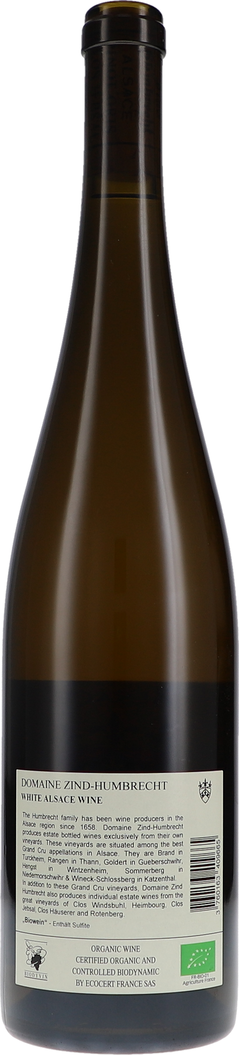 Zind-Humbrecht Pinot Gris Clos Jebsal 2022 BIO