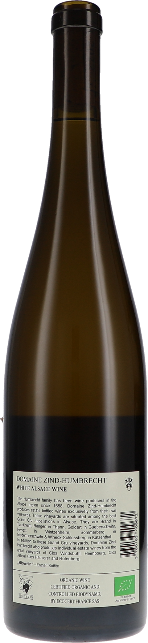 Zind-Humbrecht Pinot Gris Clos Windsbuhl 2022 BIO
