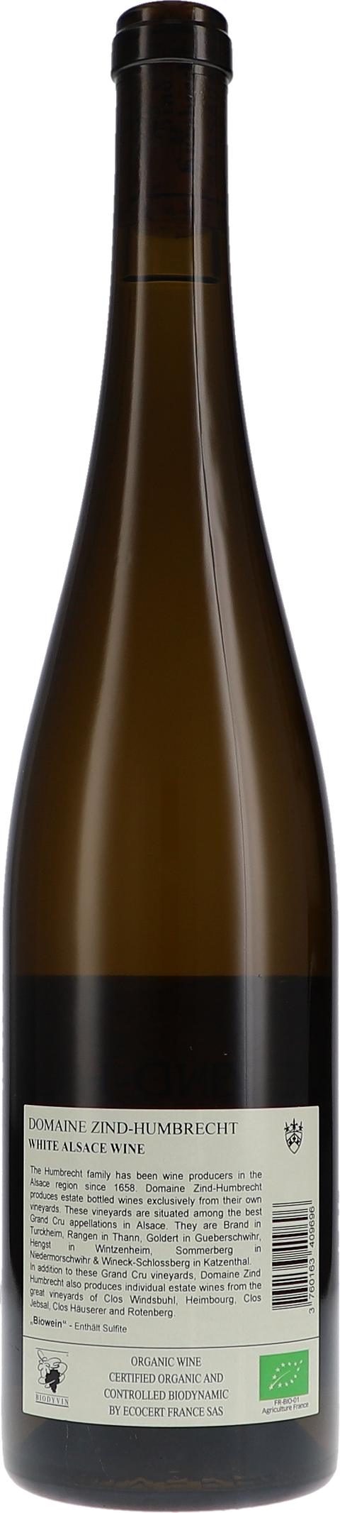Zind-Humbrecht Gewürztraminer Roche Calcaire 2022 BIO