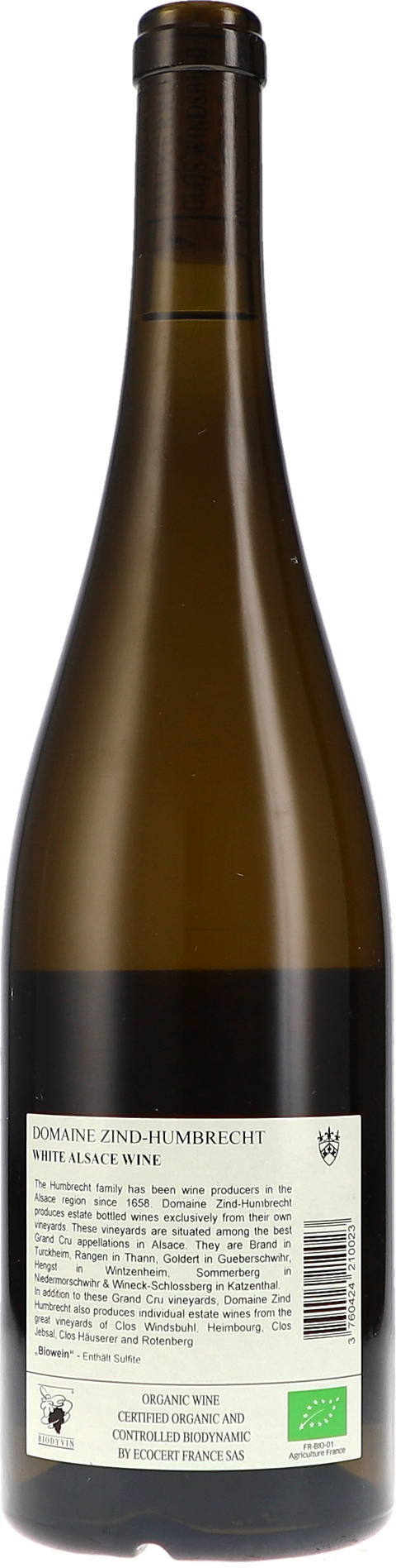Zind-Humbrecht Auxerrois Clos Windsbuhl 2023 BIO