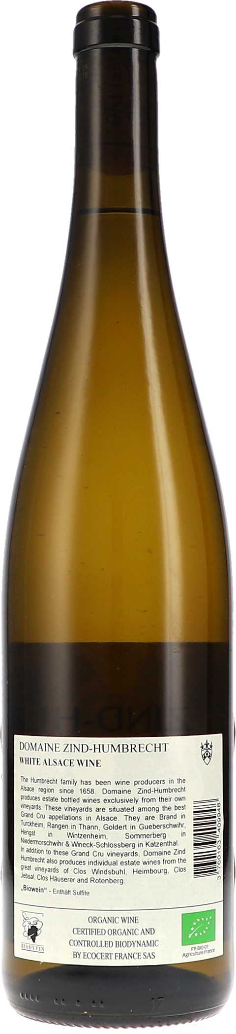 Zind-Humbrecht Riesling Roche Calcaire 2023 BIO
