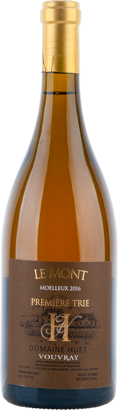 Huet Le Mont Moelleux 1ère Trie 2016 BIO