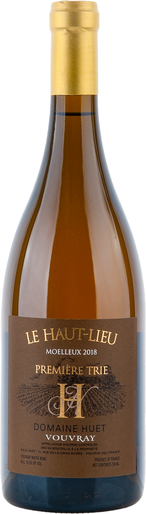 Huet Le Haut Lieu Moelleux 1ère Trie 2018 BIO