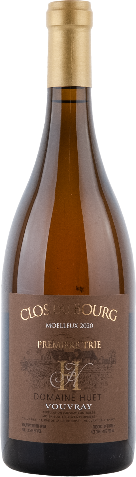 Huet Clos du Bourg Moelleux 1ère Trie  2020 BIO