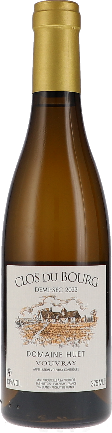 Huet Clos du Bourg demi-sec 2022 0,375L BIO