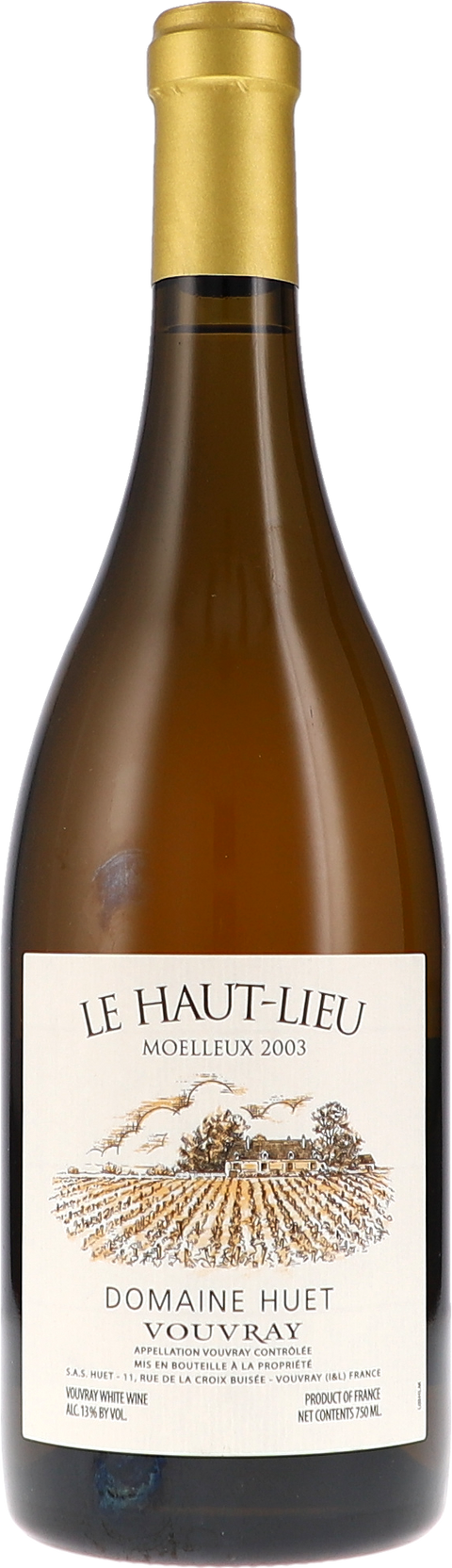 Huet Le Haut Lieu Moelleux 2003 BIO