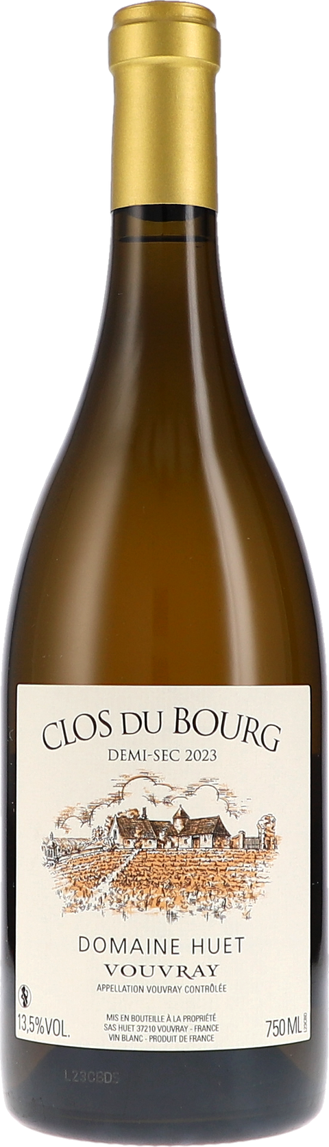 Huet Clos du Bourg demi-sec 2023 BIO