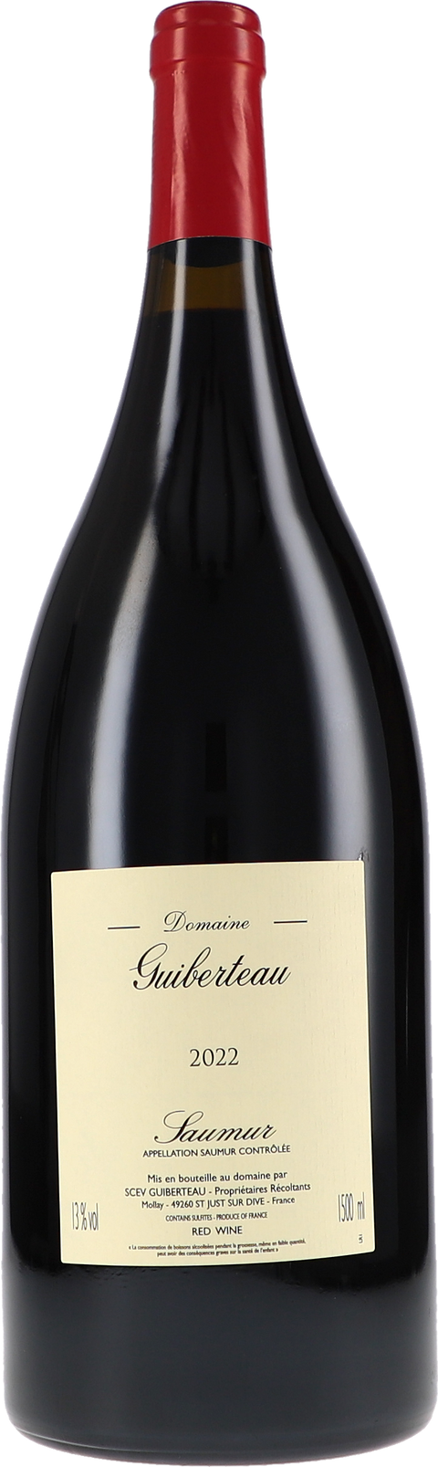 Guiberteau Saumur rouge AOC 2022 1,5L