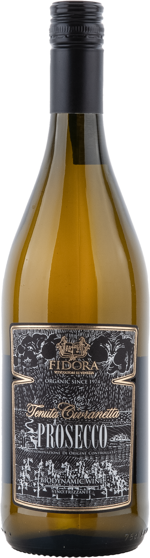 Fidora Civranetta Prosecco DOC Frizzante, screw cap BIO