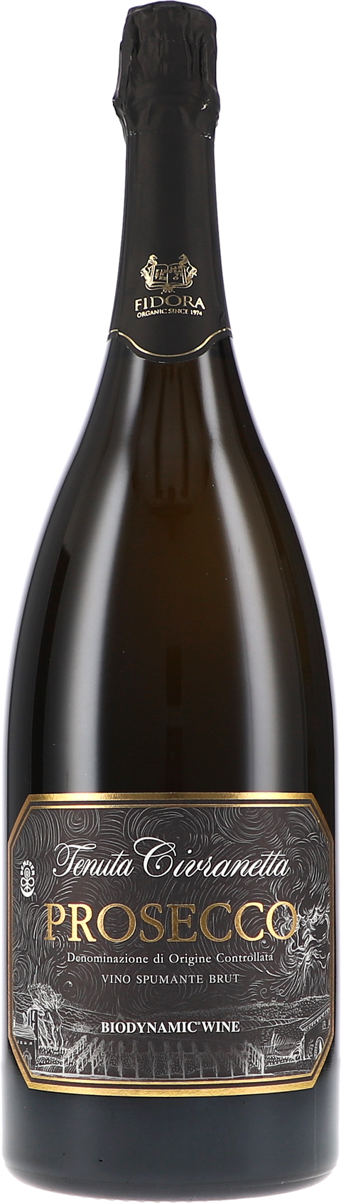 Fidora Civranetta Prosecco DOC Spumante Brut 1,5L BIO