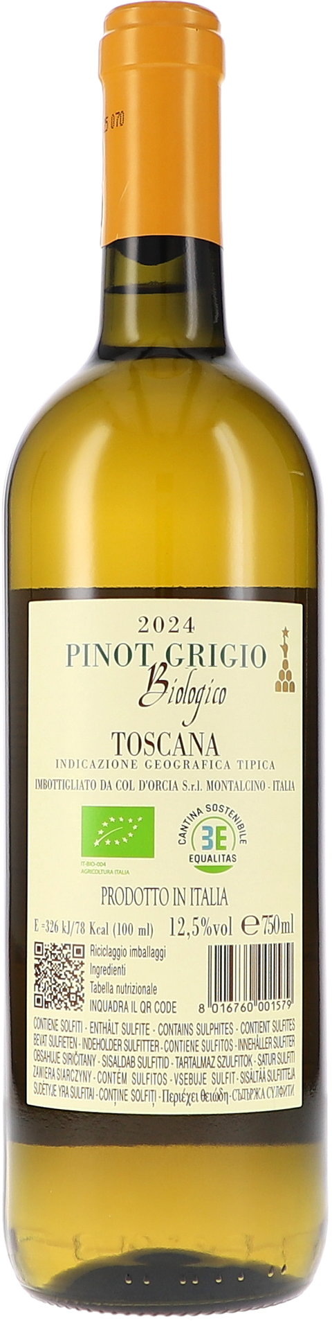 Col d'Orcia Pinot Grigio Toscana IGT 2024 BIO