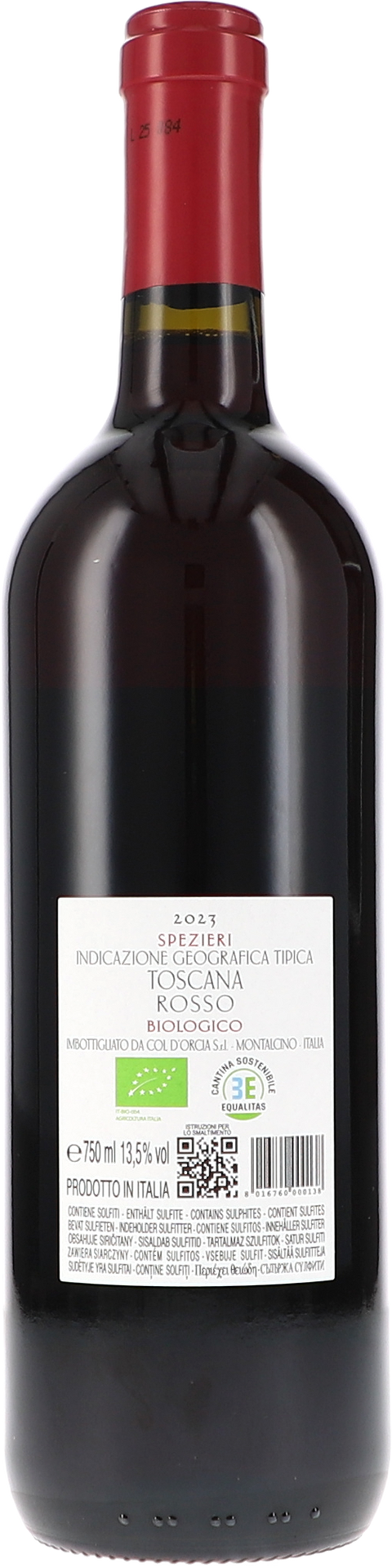 Col d'Orcia Spezieri Toscana Rosso IGT 2023 BIO