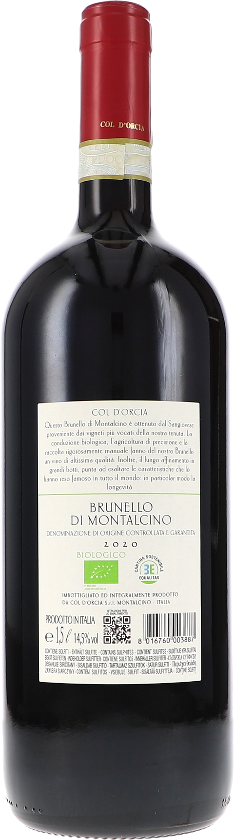 Col d'Orcia Brunello di Montalcino DOCG 2020 1,5L BIO