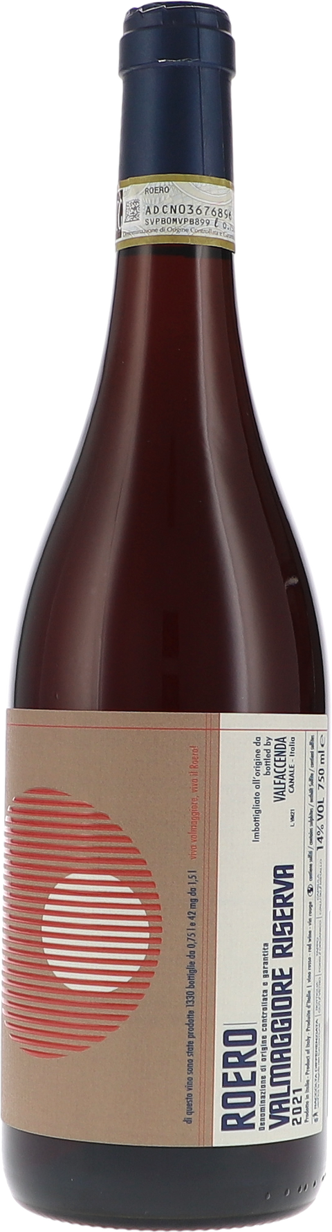 Valfaccenda Roero Valmaggiore Riserva DOCG 2021 BIO
