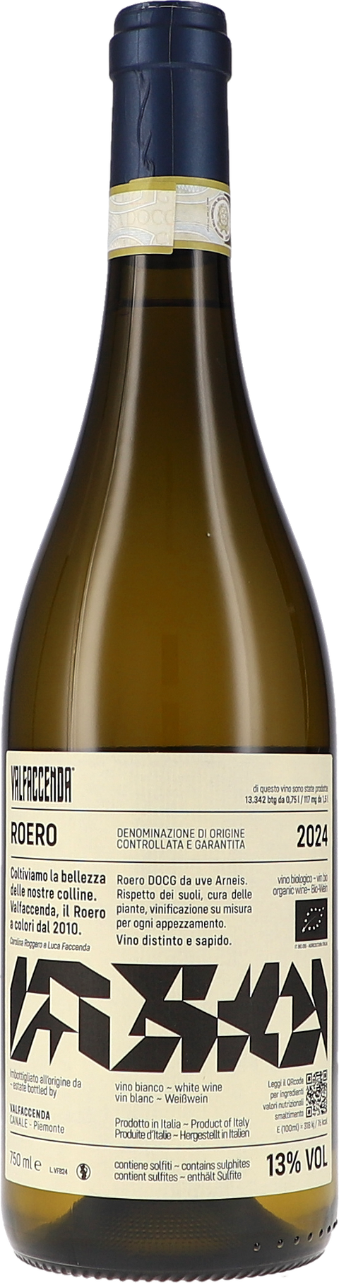 Valfaccenda Roero bianco DOCG 2024 BIO