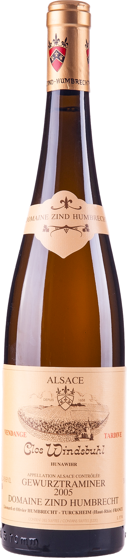 Zind-Humbrecht Gewürztraminer Clos Windsbuhl, Vendanges Tardives 2005