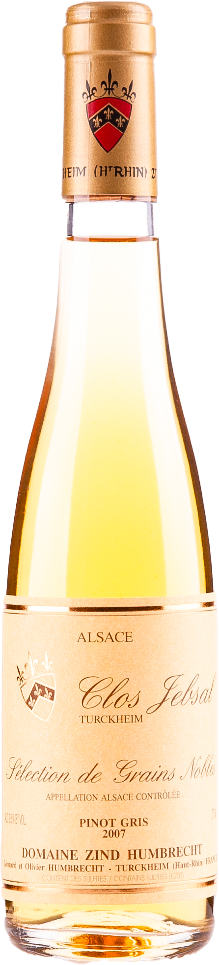 Zind-Humbrecht Pinot Gris Clos Jebsal, Sélection de Grains Nobles 2007 0,375L
