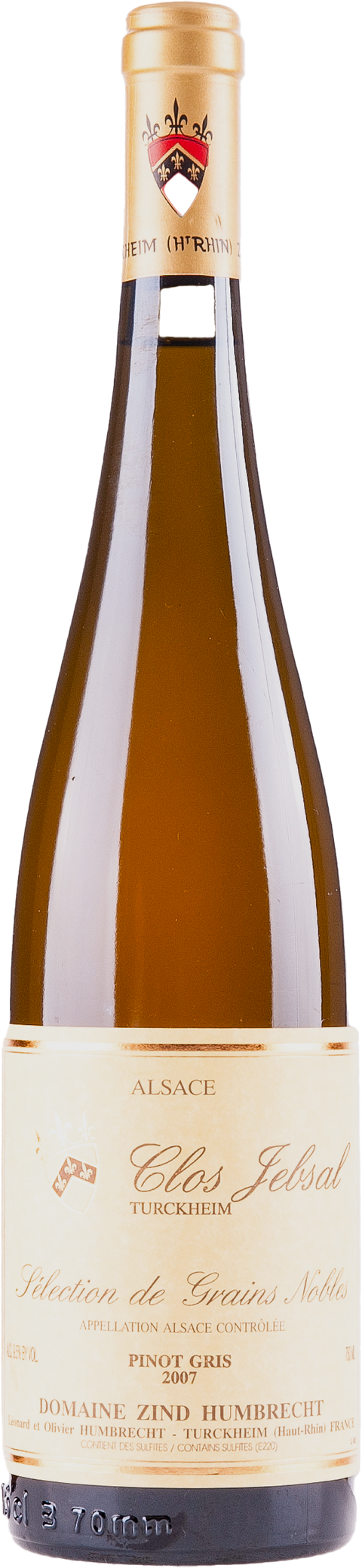Zind-Humbrecht Pinot Gris Clos Jebsal, Sélection de Grains Nobles 2007
