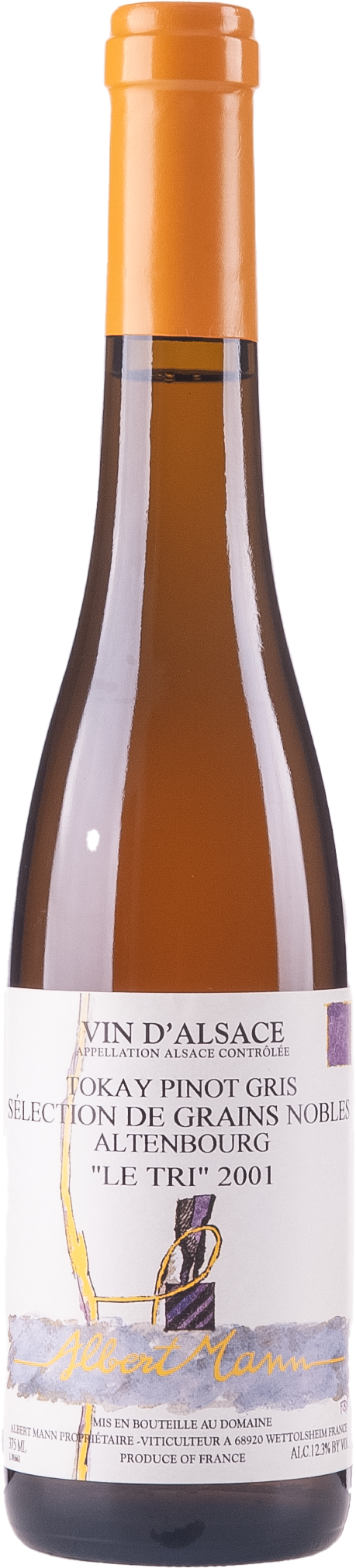 Albert Mann Pinot Gris Altenbourg, Le Tri, Sélection de Grains Nobles 2001 0,375L