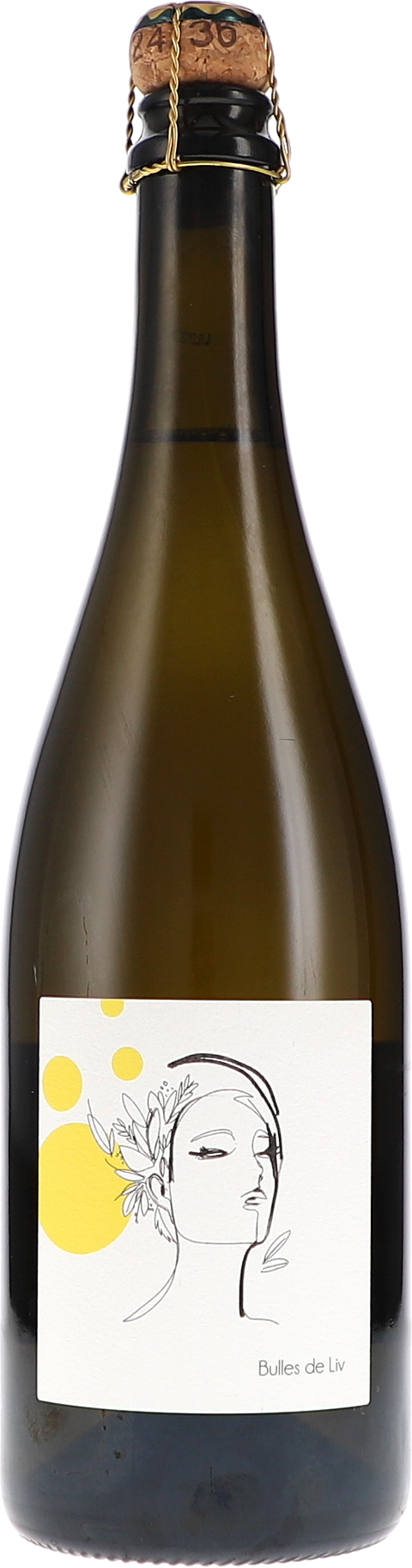 Liv Vincendeau Bulles de Liv, Crémant de Loire Gold, Extra Brut AOP 2022 BIO