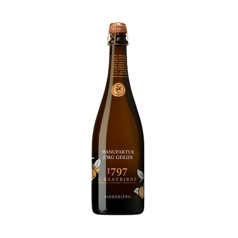 Manufaktur Jörg Geiger Birnenschaumwein "Champagner Bratbirne" Alkoholfrei 0,75l - wundervino