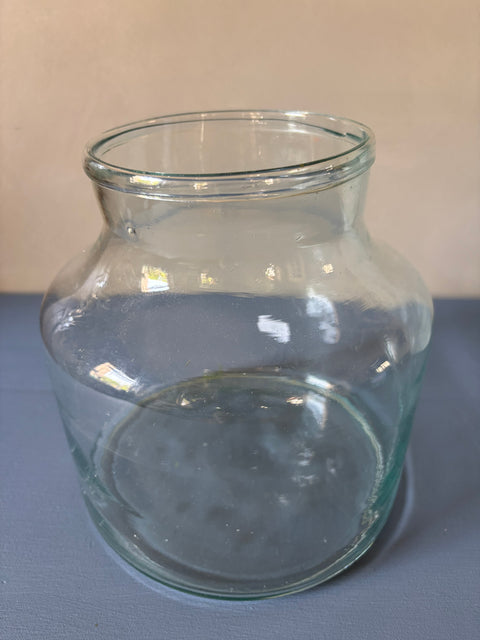 Vintage Glas Vase glatt