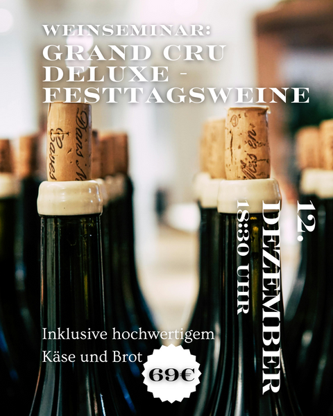 Weinseminar: Festtagsweine am 12.12.2025