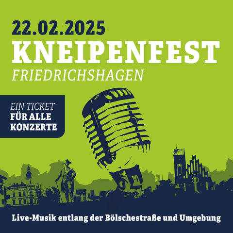 Olive Green live beim 35. Kneipenfest Friedrichshagen | 18.10.2025 ab 18 Uhr