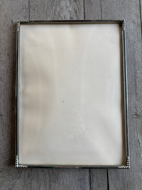 Vintage Bilderrahmen Silber (18,5 x 24 cm) (#15) - Weingärtners Genusshandwerk