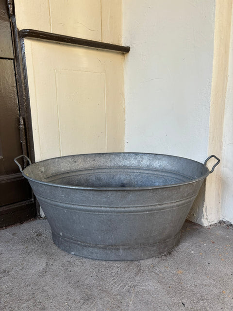 Große Vintage Zinkwanne | Garten & Pflanzgefäß