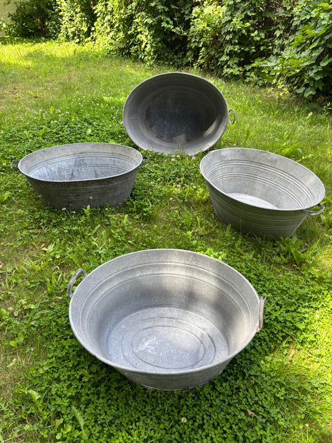 Alte Zinkwanne #2 (80×62×31 cm)