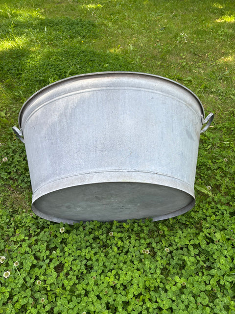 Alte Zinkwanne #4 (90×70×45 cm)