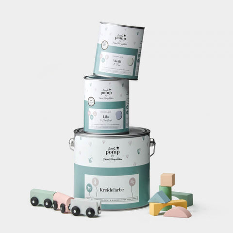 Weiß & Strahlend Kreidefarbe | LittlePomp by MissPompadour