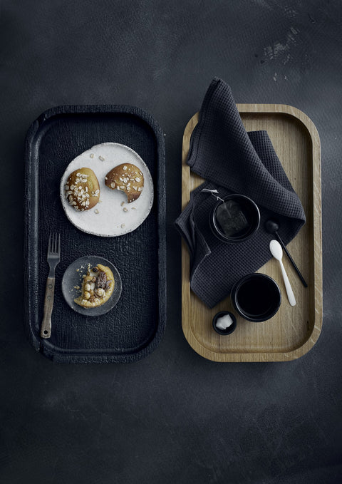Tray Black und Natur Vergleich Laura Living Style