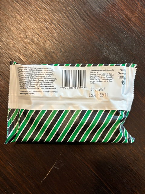 Salzinger Salmiak Dreiecke Zartbitter 100g - Weingärtners Genusshandwerk