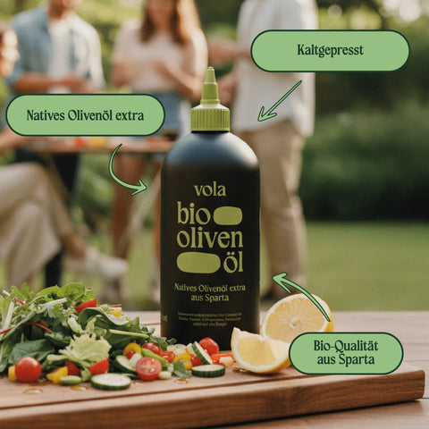 vola Bio Olivenöl - natives Olivenöl extra aus Sparta 500ml