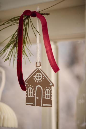 Ib Laursen Lebkuchenhaus zum Hängen Weihnachtsschmuck - Weingärtners Genusshandwerk