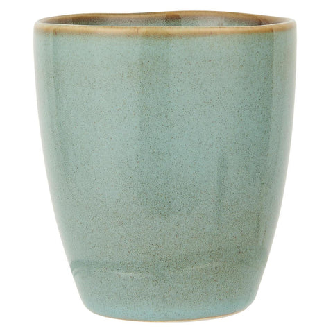 Ib Laursen Steingutbecher Dunes, handgefertigter Küchen- und Tischbecher mit natürlichem Design, ideal für Getränke.
