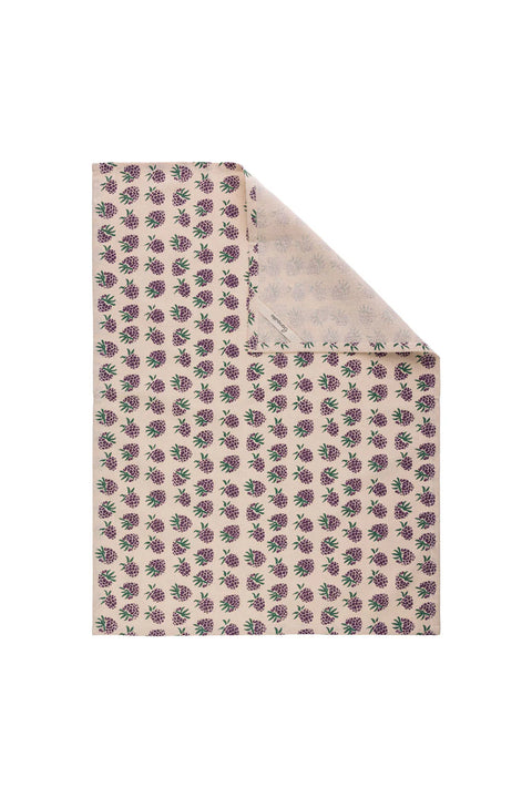 Biologisches Geschirrtuch VINTAGE GARDEN von Tranquillo aus GOTS-zertifizierter Baumwolle, mit buntem Blumenmuster.