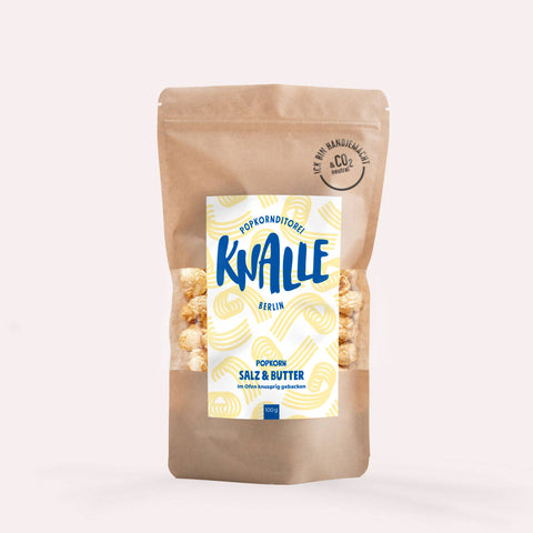 Knalle Salz & Butter Popcorn 100g - Weingärtners Genusshandwerk