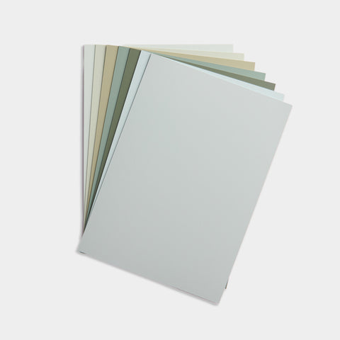 Farbkarten-Set "CosyColours Kollektion" von MissPompadour, bunte Farbkarten zum Auswählen und Kombinieren.