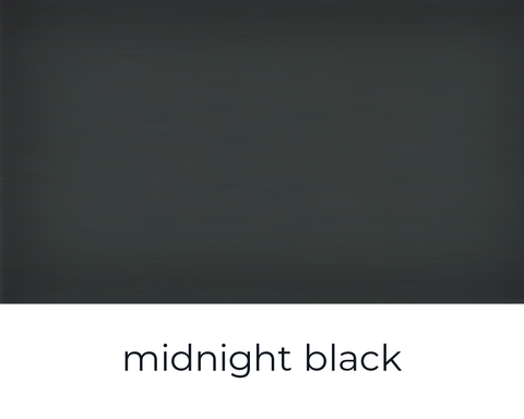 Kreidefarbe von Paint of Walinoon in Midnight Black, Außenfarbe für Fassaden und Oberflächen, dunkles, mattes Schwarz