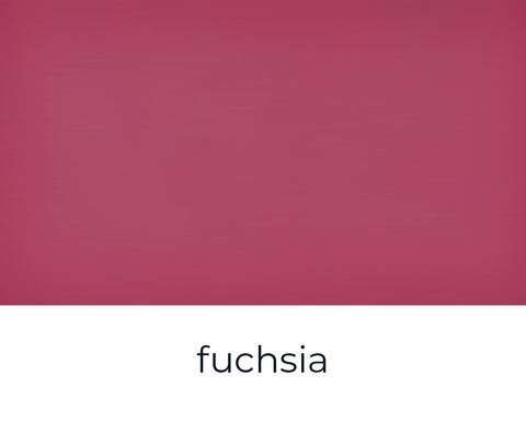 Fuchsia Kreidefarbe von Paint of Walinoon, zeigt eine farbige Probe der Möbelkreidefarbe in lebendigem Pink.