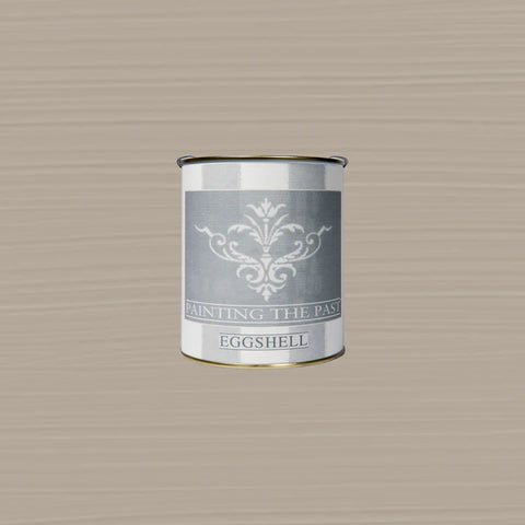 Kreidefarbe in Taupe von Painting The Past, glänzende Oberfläche, ideal für Wand- und Möbelgestaltung.