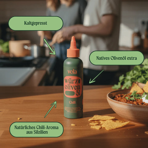 vola Würz Olivenöl Chili 150ml - Weingärtners Genusshandwerk