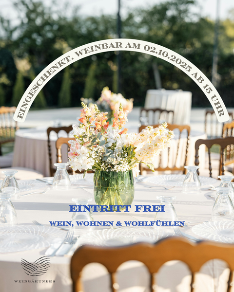 Eingeschenkt. Weingärtners Weinbar | 02.10.2025 ab 15 Uhr - Weingärtners Genusshandwerk